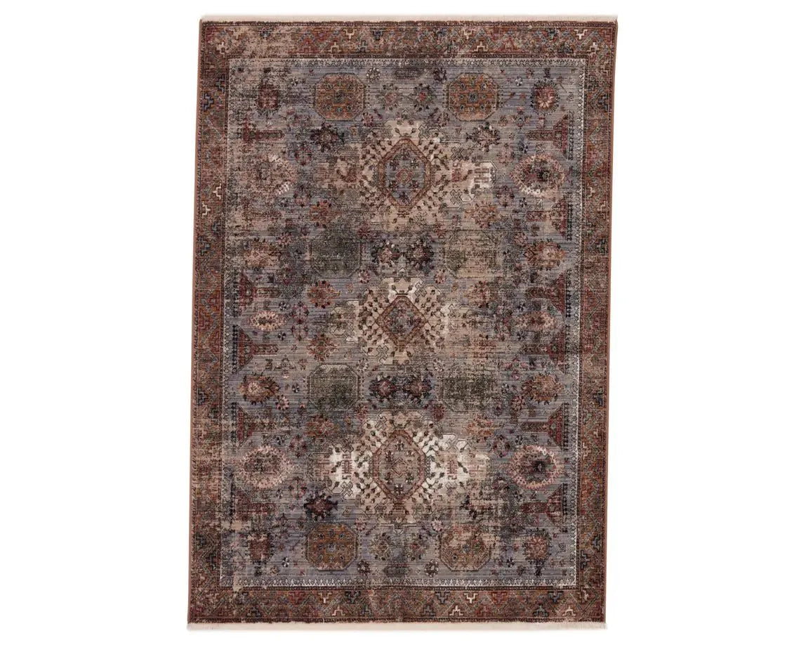 Zefira ZFA11 Grey/Tan Rug - Rug & Home