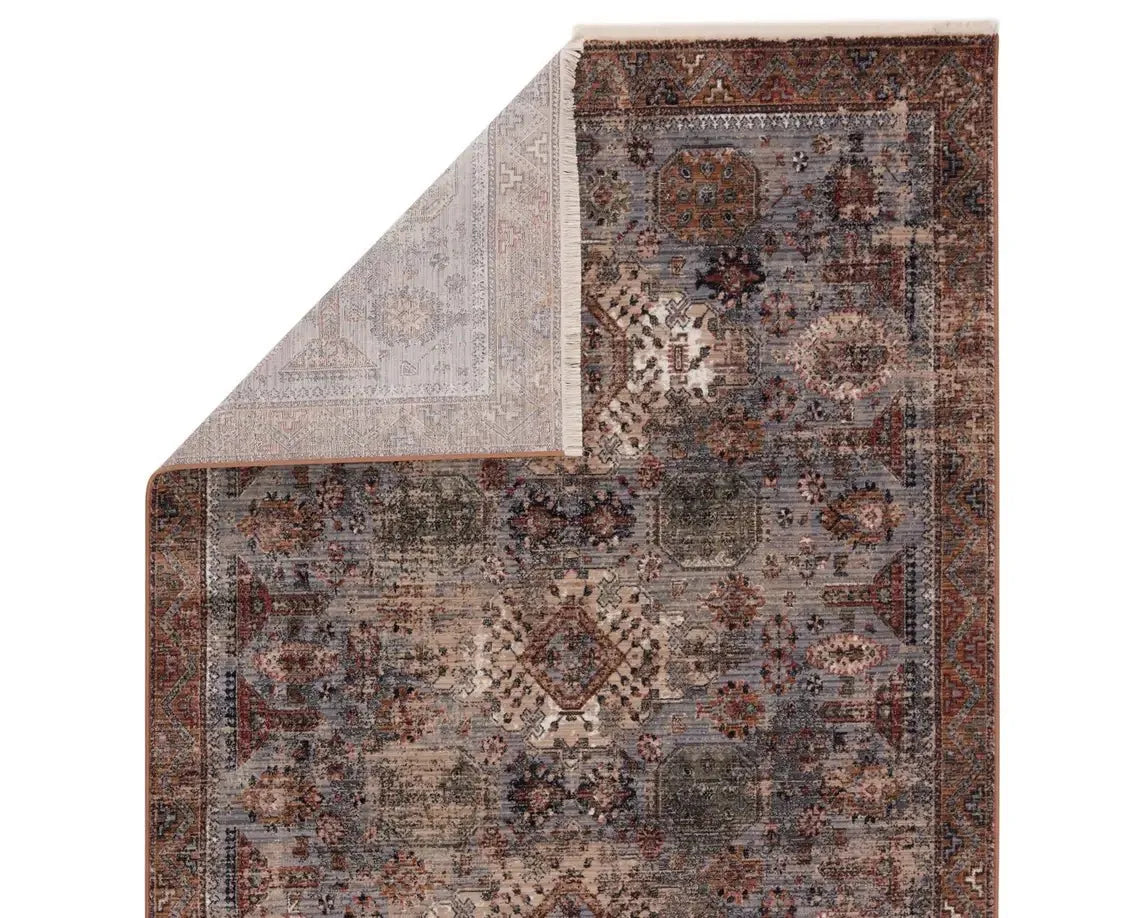 Zefira ZFA11 Grey/Tan Rug - Rug & Home