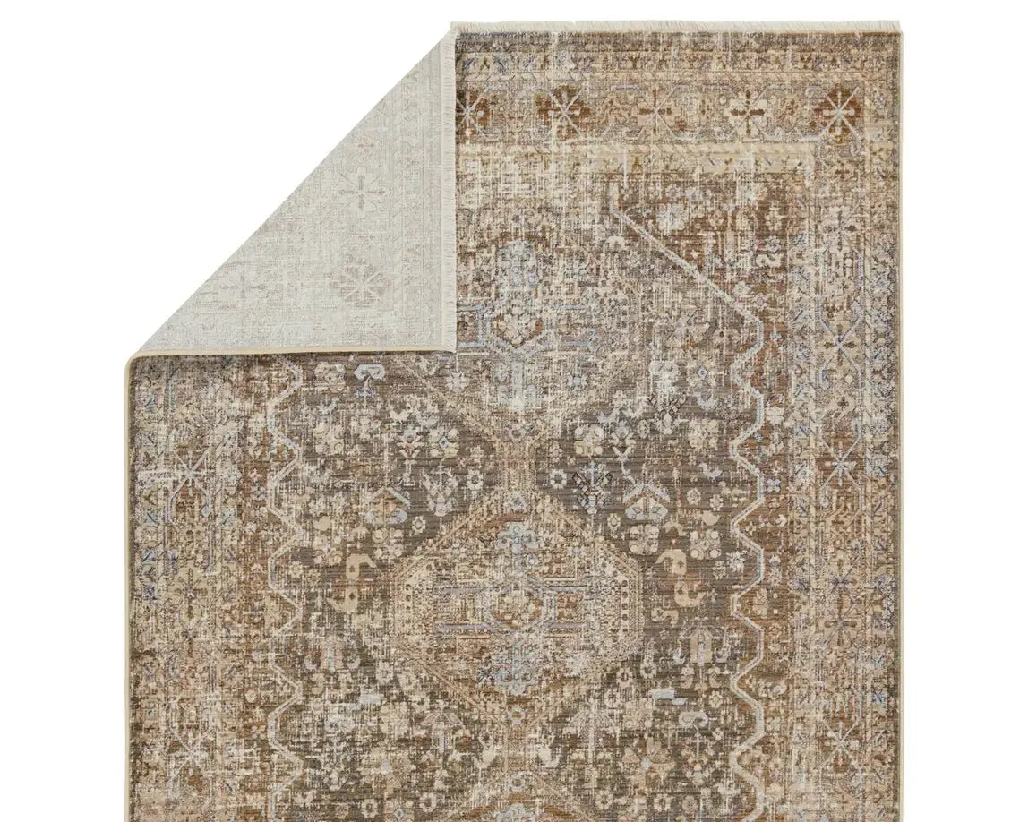 Zefira ZFA17 Tan/Caramel Rug - Rug & Home