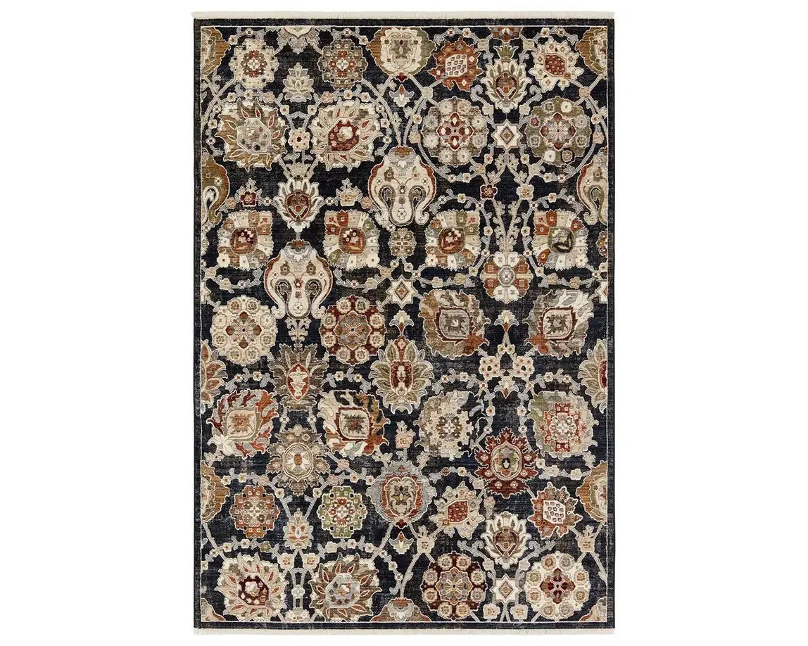 Zefira ZFA21 Blue/Taupe Rug - Rug & Home