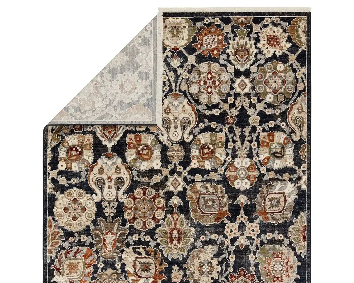 Zefira ZFA21 Blue/Taupe Rug - Rug & Home