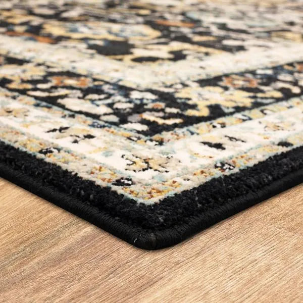 Zephyr 92118 90166 Amphora Black Rug - Rug & Home