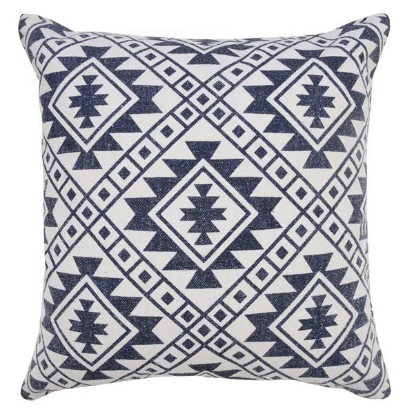 Zion 07795NBU Navy Blue Pillow - Rug & Home