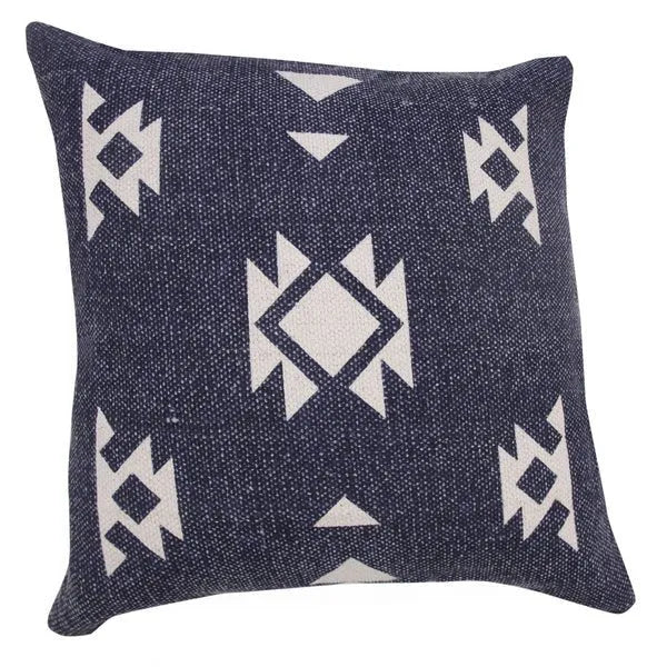 Zion 07796NBU Navy Blue Pillow - Rug & Home