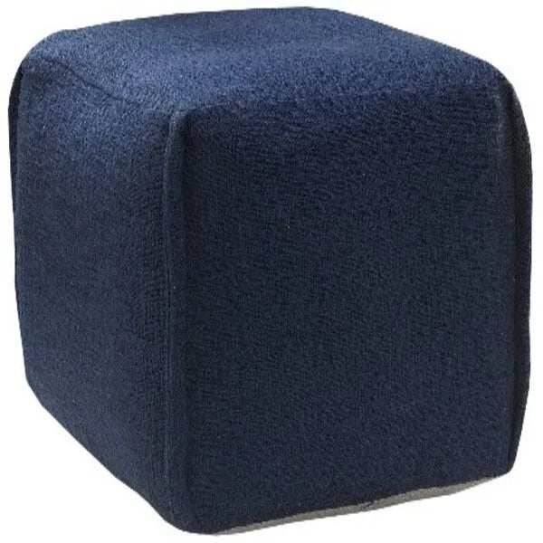 Zion 34033ENS Insignia Blue Pouf - Rug & Home