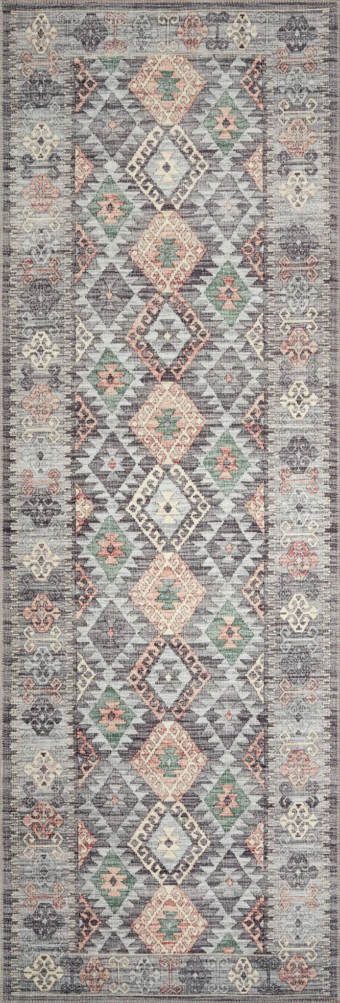 Zion Zio-01 Grey/Multi Rug - Rug & Home