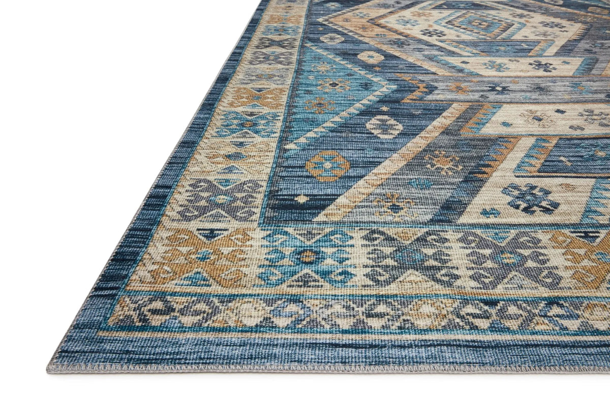 Zion Zio-02 Ocean/Gold Rug - Rug & Home