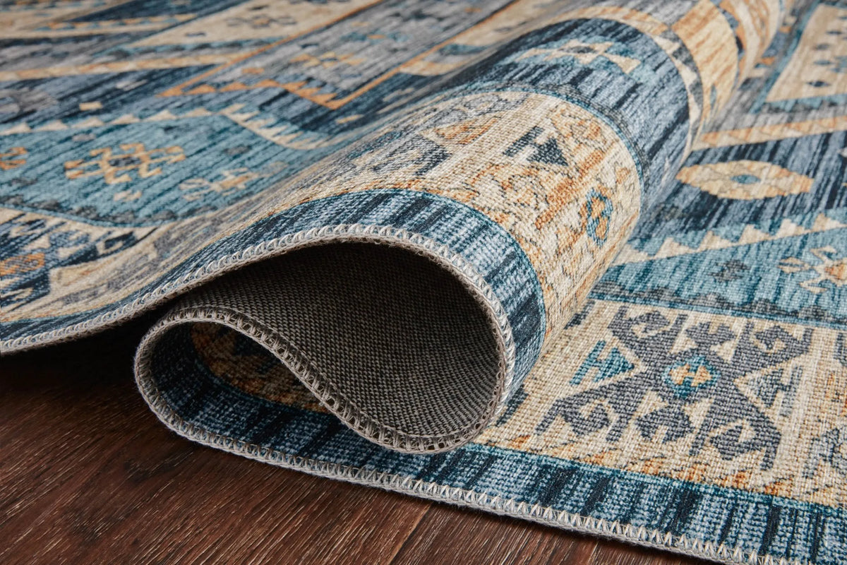 Zion Zio-02 Ocean/Gold Rug - Rug & Home