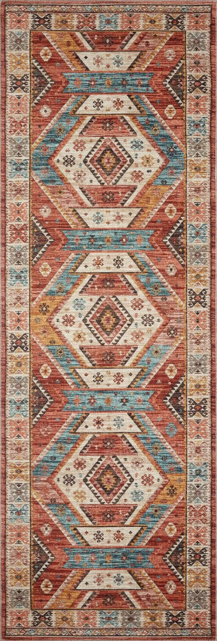 Zion Zio-05 Red/Multi Rug - Rug & Home