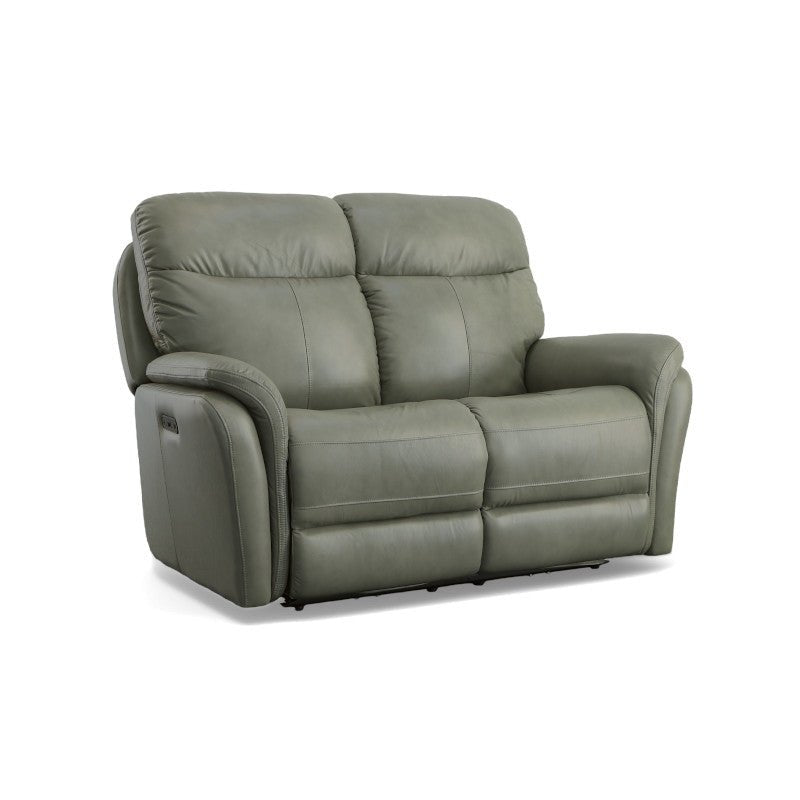 Zoey Power Reclining Loveseat with Power Headrests - Rug & Home